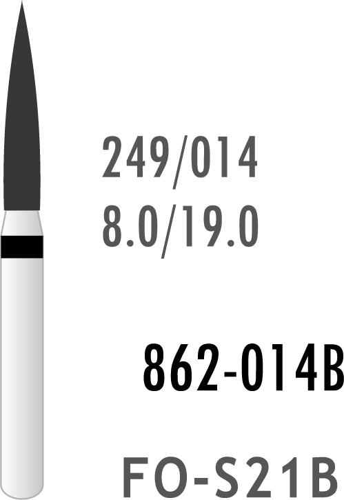 Plus Elmas Pedodonti Frezi Siyah Yeşil Mum Alevi 10 Adet